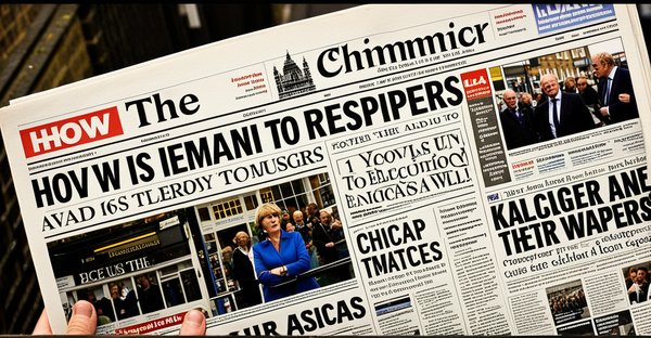 How is the UK addressing the decline of local newspapers?